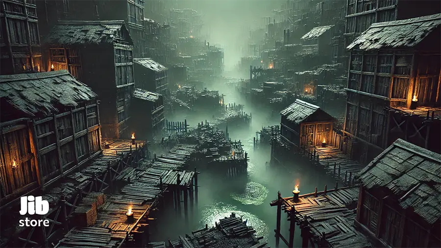 Blighttown در Dark Souls؛ شاهکاری با ۱۰ تکه چوب!