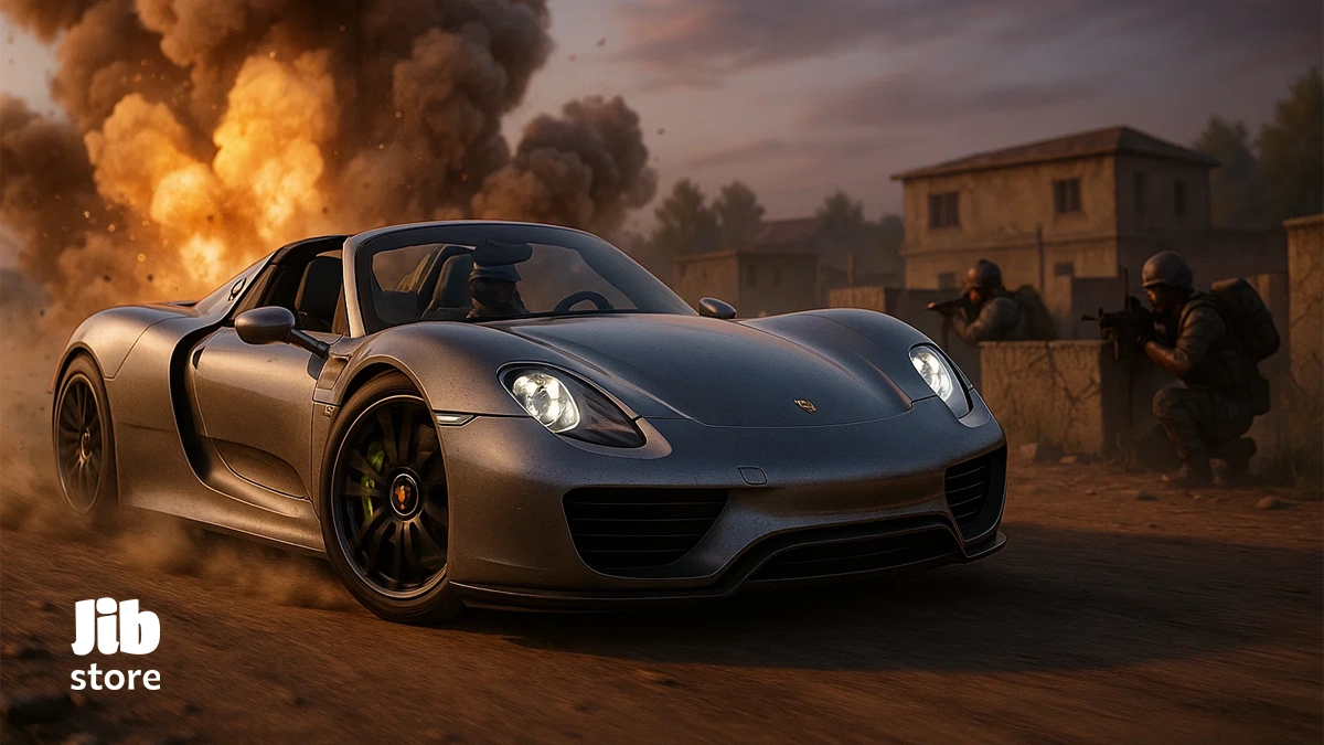 پورشه به پابجی موبایل آمد؛ لوکس سواری وسط گلوله‌ها!