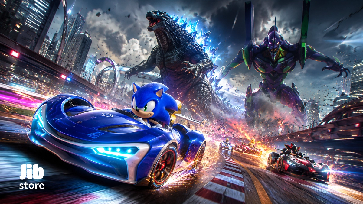 گودزیلا وارد دنیای Sonic Racing شد؛ سورپرایز بزرگ سگا برای گیمرها