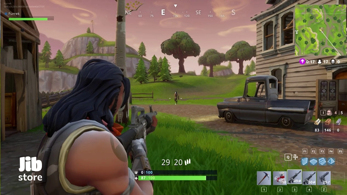 Fortnite - Battle Royale - 2017 HD Gameplay - Solo (Match #2) - YouTube