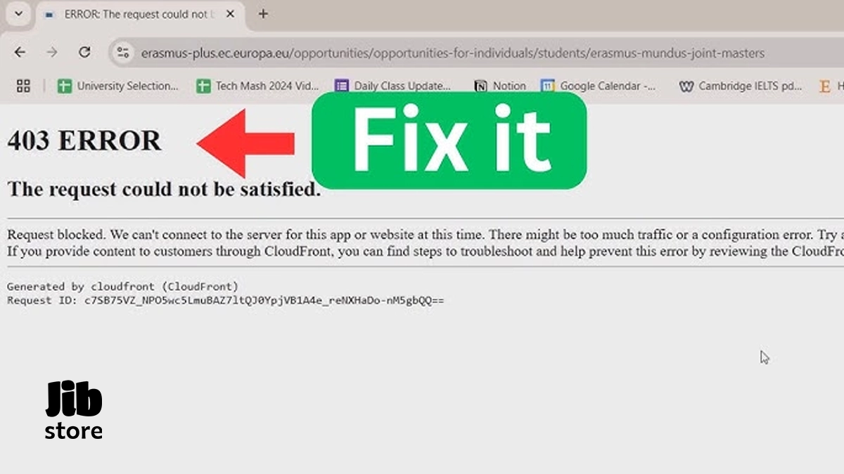 How to Fix 403 Error – The Request Could Not Be Satisfied | Step by Step  Guide - YouTube