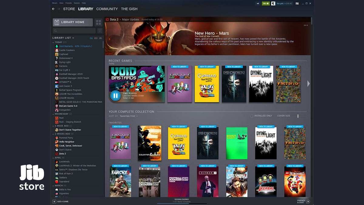 Steam Library (finally) to get Overhaul – Time to Loot