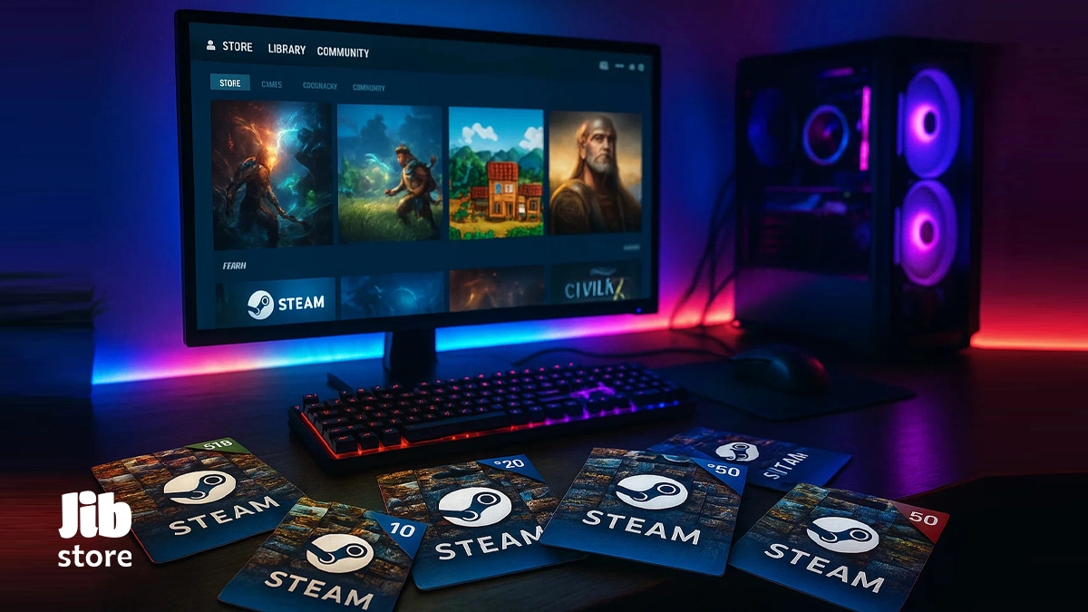 گیفت کارت استیم (Steam Gift Card) چیست؟