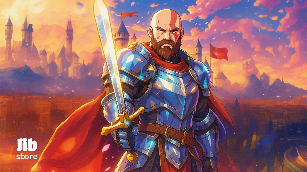 تصاویر ساخته شده از کریتوس به سبک شوالیه انیمه‌ای با AI