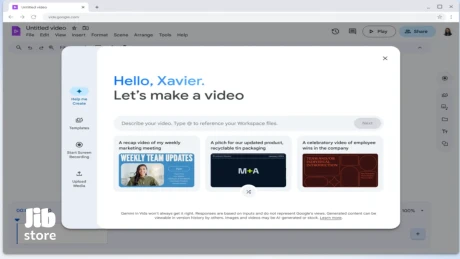 ویرایش مستقیم ویدئو در Google Drive با دکمه جدید Vids