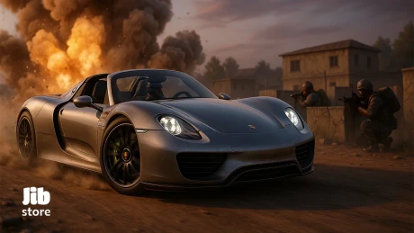 پورشه به پابجی موبایل آمد؛ لوکس سواری وسط گلوله‌ها!
