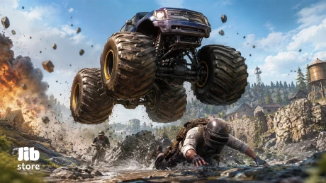 آموزش صفر تا صد استفاده از ماشین Monster Truck در پابجی موبایل
